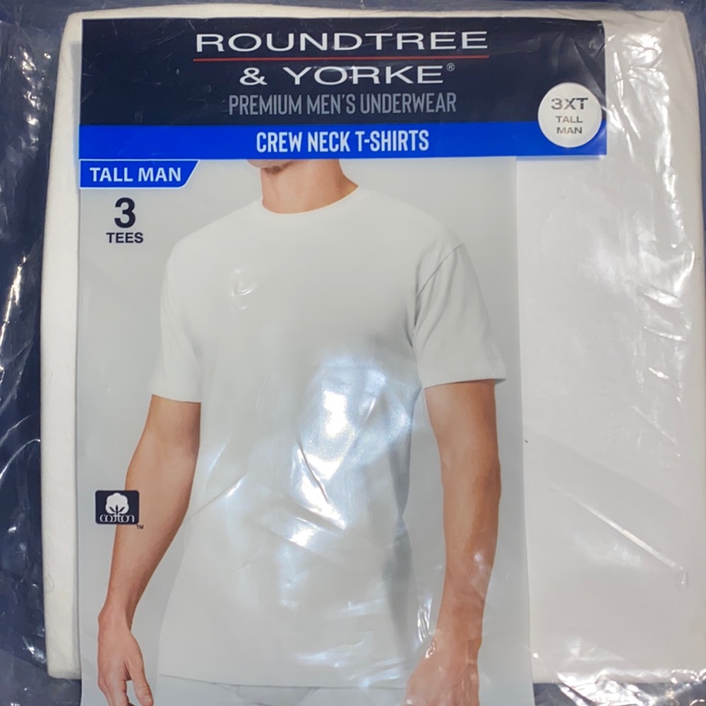 New Roundtree & Yorke crew neck Tshirts 3XT